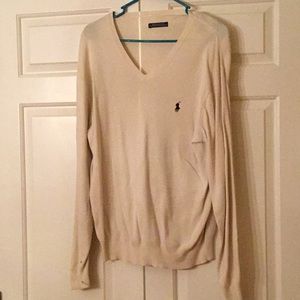 Polo by Ralph Lauren cream light weight sweater